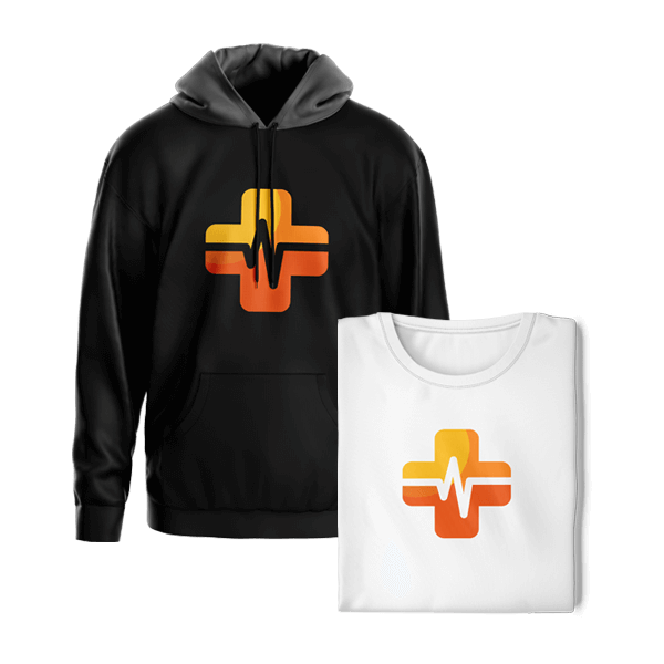 Branded clothing can help healthcare branding.